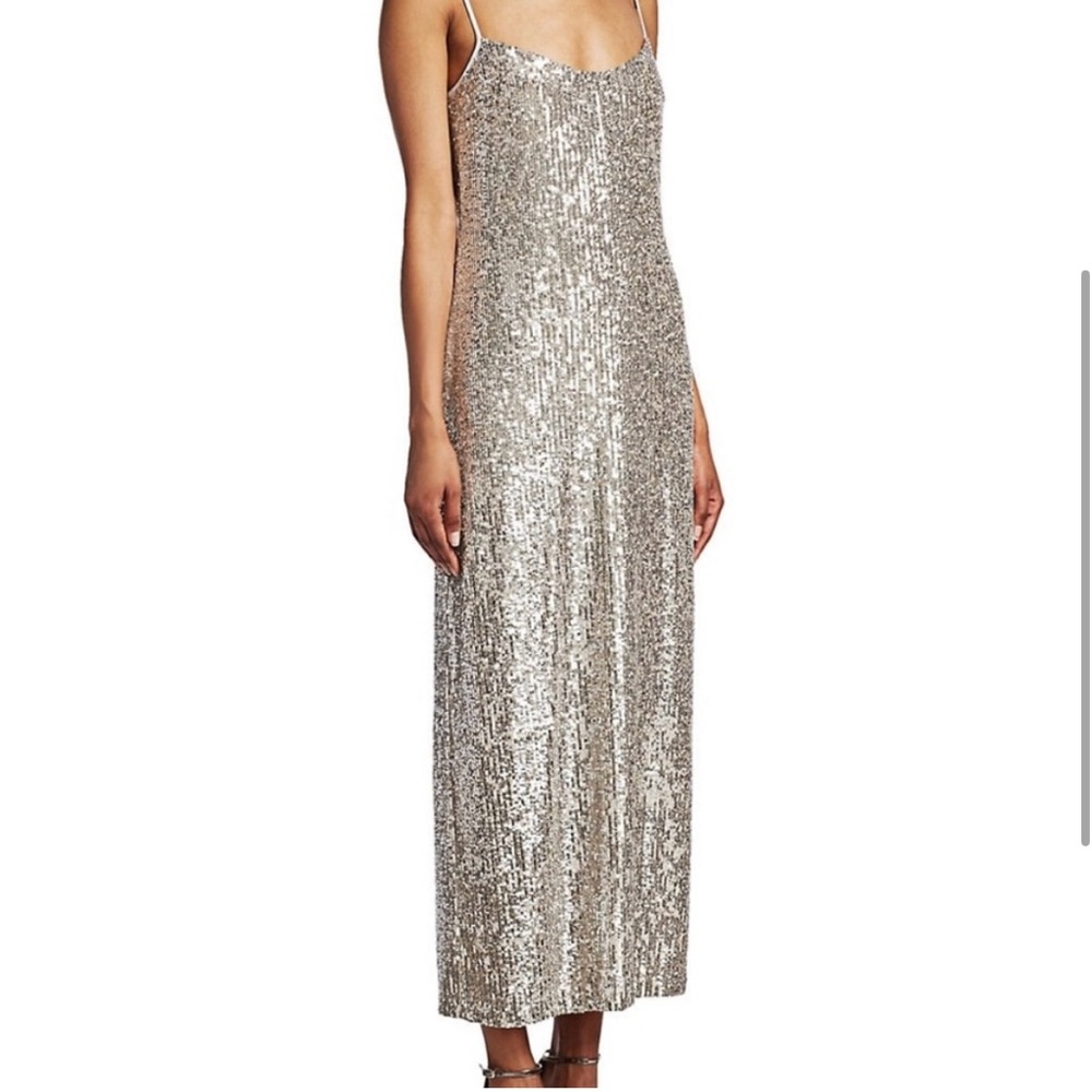 GALVAN LONDON SILVER DRESS